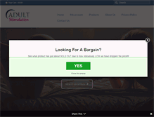 Tablet Screenshot of adultstimulation.com
